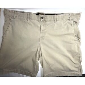 Foundry Supply Co Men's Shorts Size 54 Khaki Stretch Big Tall Casual‎